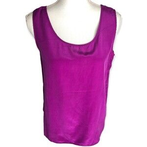 Dorman Vintage Purple Silk Tank Top - L